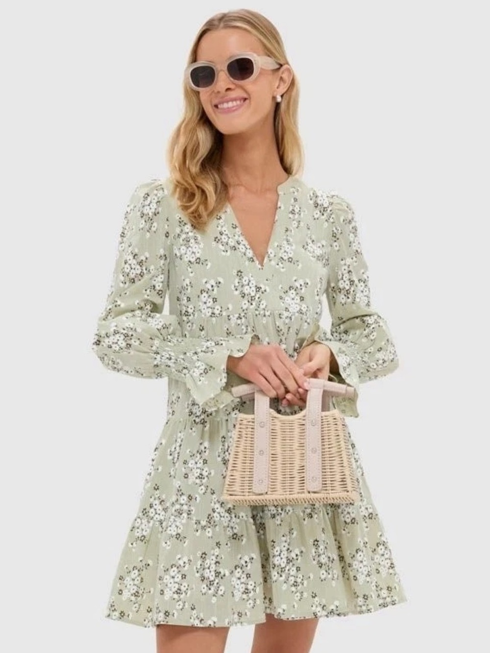 TUCKERNUCK GREEN DITSY FLORAL KENZO DRESS POMANDER PLACE XXL